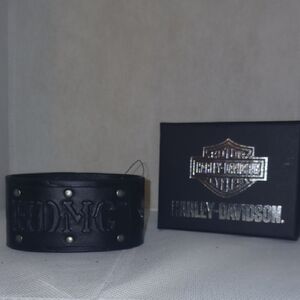 Harley-Davidson Black Biker Bracelet